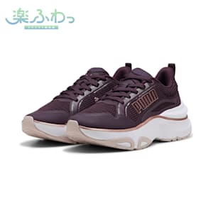 ウィメンズ ソフトライド ディヴァイン メタル ランニングシューズ, Midnight Plum-Mauve Mist-Rose Gold, extralarge-JPN