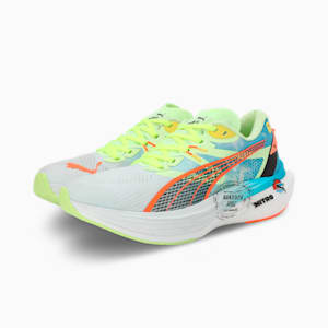 Deviate NITRO™ 3 Marathon Series Men's Running Shoes, Nitro Blue-Fizzy Apple, extralarge-IND