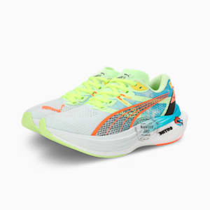 Deviate NITRO™ 3 Marathon Series Women's Running Shoes, Nitro Blue-Fizzy Apple, extralarge-IND