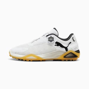 メンズ ゴルフ シャドウキャット ニトロ ディスク スパイクレス シューズ, PUMA White-PUMA Black-Gum, extralarge-JPN