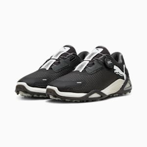 メンズ ゴルフ シャドウキャット ニトロ ディスク スパイクレス シューズ, PUMA Black-Asphalt-PUMA White, extralarge-JPN