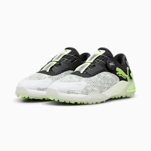 メンズ ゴルフ シャドウキャット ニトロ ディスク スパイクレス シューズ, PUMA White-PUMA Black-Fizzy Apple, extralarge-JPN