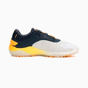 メンズ ゴルフ シャドウキャット ニトロ ディスク スパイクレス シューズ, PUMA White-Deep Navy-Sun Stream, extralarge-JPN