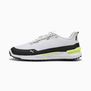 IGNITE Elevate X Golf Shoes Men, PUMA White-PUMA Black-Safety Yellow, extralarge-GBR