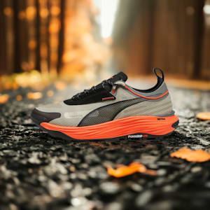 Tenis de running Hombre Voyage NITRO™ 3, Desert Dust-Flame Flicker-PUMA Black, extralarge