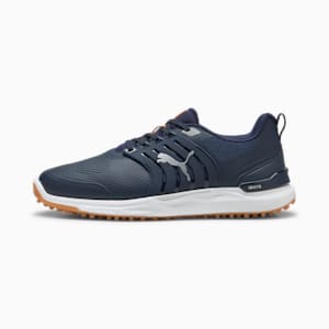 IGNITE Elevate 2 Golf Shoes Men, Deep Navy-PUMA Silver-Gum, extralarge-GBR