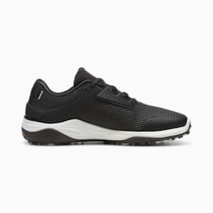 メンズ ゴルフ シャドウキャット ニトロ スパイクレス シューズ, PUMA Black-Silver Mist-PUMA White, extralarge-JPN