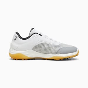 メンズ ゴルフ シャドウキャット ニトロ スパイクレス シューズ, Ash Gray-PUMA Black-Gum, extralarge-JPN