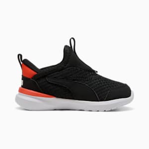 Zapatillas de correr para niños pequeños Kruz SLIPTECH™, PUMA Black-Redmazing, extralarge