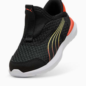 ベビー クルーズ イーズインス スニーカー 12-16cm, PUMA Black-Redmazing, extralarge-JPN