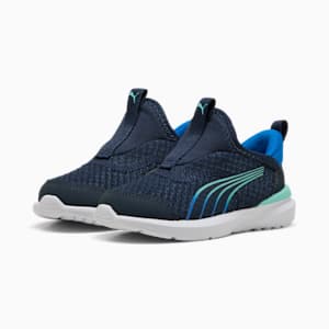 Zapatillas de correr para niños pequeños Kruz SLIPTECH™, Club Navy-Hyperlink Blue, extralarge