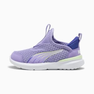 Chaussures de course à pied Kruz SLIPTECH™ Bébé, Lavender Alert-Lapis Lazuli, extralarge