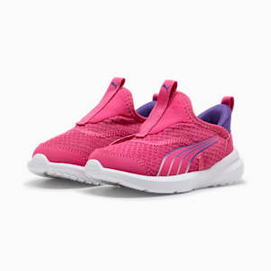 Kruz SLIPTECH™ Toddlers' Running Shoes, PUMA Pink-Lilac Frost-Team Violet, extralarge