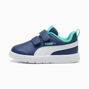 ベビー コートフレックス V3 V スニーカー 12-16cm, Blue Crystal-PUMA White-Aquatic, extralarge-JPN
