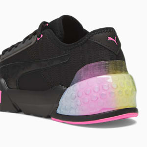 Tenis para correr para mujer Cell Phase Femme Fade, PUMA Black-Poison Pink, extralarge