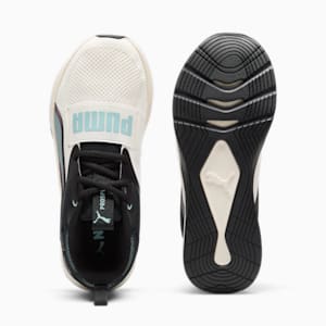 Prospect Women's Training Shoe, Warm White-PUMA Black-Turquoise Surf-Fast Pink, extralarge
