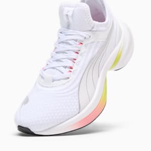 Conduct Pro Women's Running Shoe, PUMA White-Silver Mist-Lime Pow, extralarge