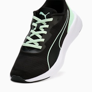 キッズ フライヤー ライト MU スニーカー 22-25cm, PUMA Black-Fresh Mint, extralarge-JPN