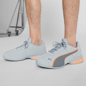 Tazon 7 Evo Men's Running Shoes, Cool Mid Gray-Heat Fire, extralarge