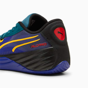 All-Pro NITRO™ Crowd Craze Men's Basketball Shoes, Lapis Lazuli-Cold Green-PUMA Black, extralarge