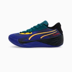 All-Pro NITRO™ Crowd Craze Basketball Shoes, Lapis Lazuli-Cold Green-PUMA Black, extralarge-IND