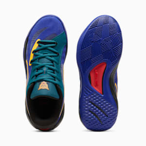 Zapatillas de básquet All-Pro NITRO™ 2 Crowd Craze, Lapis Lazuli-Cold Green-PUMA Black, extralarge