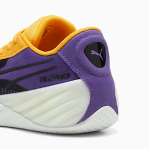 All-Pro NITRO™ Basketball Shoes, Team Violet-Yellow Sizzle-PUMA White, extralarge