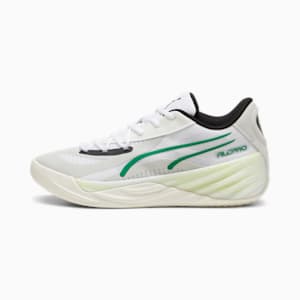 Tenis de basquetbol All-Pro NITRO™ 2 Crowd Craze, Warm White-Glacial Gray-Archive Green, extralarge