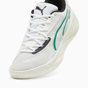 Tenis de basquetbol All-Pro NITRO™ 2 Crowd Craze, Warm White-Glacial Gray-Archive Green, extralarge