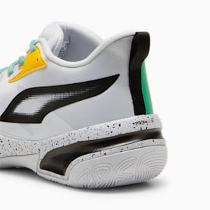 Genetics Speckle Basketball Shoes Unisex, PUMA Black-Silver Mist-Jade Frost, extralarge