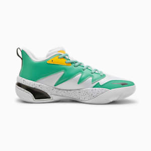 Genetics Speckle Basketball Shoes Unisex, PUMA Black-Silver Mist-Jade Frost, extralarge