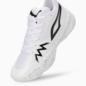 Genetics Speckle Men's Basketball Shoes, PUMA White, extralarge-IND