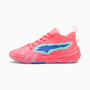 Tenis de basquetbol Scoot Zeros, Sunset Glow-Electric Peppermint, extralarge