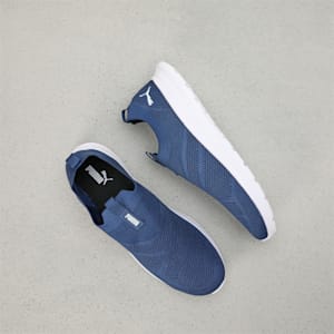 Cirque Men's Slip-On Shoes, Persian Blue-PUMA White, extralarge-IND