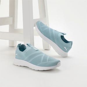 Cirque Women's Slip-On Shoes, Silver Sky-PUMA White, extralarge-IND