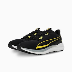 PUMA Exotine 2.0 Men's Running Shoes, PUMA Black-Lemon Meringue-Cool Mid Gray, extralarge-IND