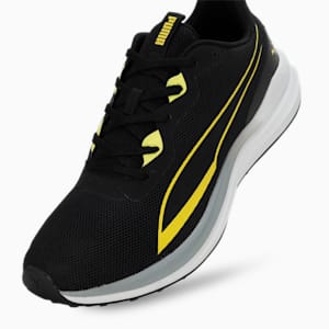 PUMA Exotine 2.0 Men's Running Shoes, PUMA Black-Lemon Meringue-Cool Mid Gray, extralarge-IND