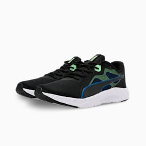 Seriah Men's Running Shoes, PUMA Black-Spring Fern-Racing Blue, extralarge-IND