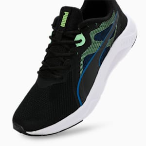 PUMA Seriah Men's Running Shoes, PUMA Black-Spring Fern-Racing Blue, extralarge-IND