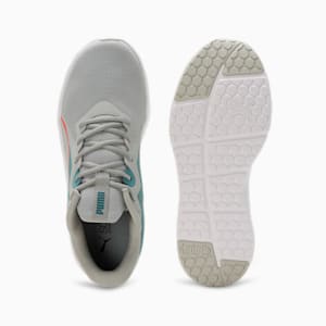 PUMA Seriah Men's Running Shoes, Ash Gray-Hot Heat-Bold Blue, extralarge-IND