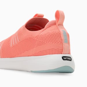SOFTRIDE Posse Women's Slip-On Shoes, Peach Smoothie-PUMA White-Icy Blue, extralarge-IND