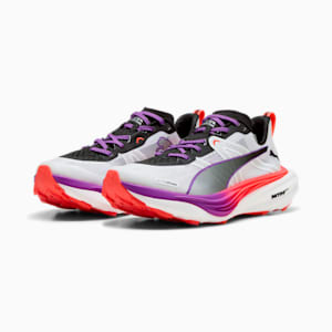 Tenis de running para mujer Elite Trail Deviate NITRO™, PUMA White-Glowing Red-Pure Magenta, extralarge