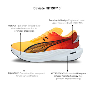 Deviate NITRO™ 3 Men's Running Shoes, Sun Stream-Sunset Glow-PUMA White, extralarge-IND