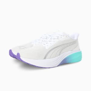 Darter Pro Fade Instant Cushioning Running Shoes, PUMA White-Electric Peppermint, extralarge-IND