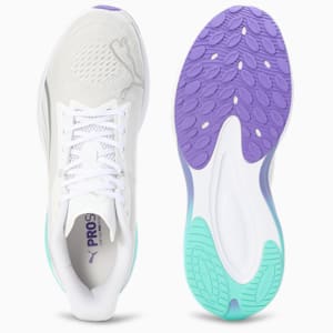 Darter Pro Fade Instant Cushioning Running Shoes, PUMA White-Electric Peppermint, extralarge-IND