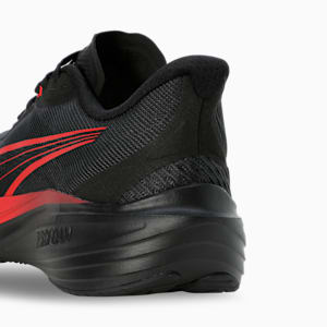 Darter Pro Fade Instant Cushioning Running Shoes, PUMA Black-For All Time Red, extralarge-IND