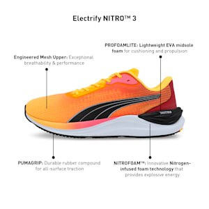 Electrify NITRO™ 3 Men's Running Shoes, Sun Stream-Sunset Glow-PUMA White, extralarge-IND