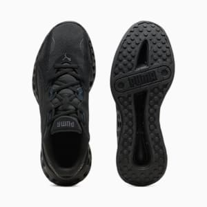 ユニセックス ソフトライド フリークエンス ランニングシューズ, PUMA Black-Flat Dark Gray, extralarge-JPN