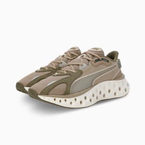 SOFTRIDE Frequence Running Shoes, Oak Branch-PUMA Olive-Desert Dust, extralarge-IND