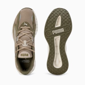 SOFTRIDE Frequence Running Shoes, Oak Branch-PUMA Olive-Desert Dust, extralarge-IND